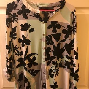 Dana Buchanan long sleeve blouse - size L